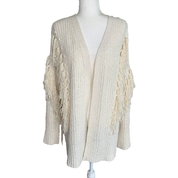 Matilda Jane Good Hart Women’s SOUTHERN CHARM Cardigan Size L Fringe Sweater - Picture 2 of 8
